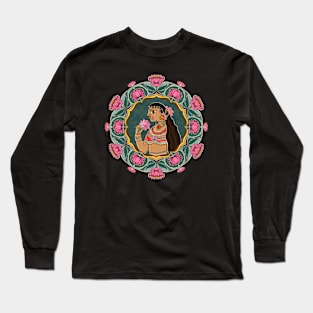 Indian lotus  Queen Long Sleeve T-Shirt